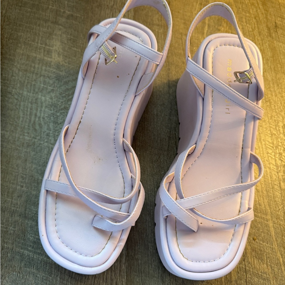 Madden Girl Lavender Platform Sandals